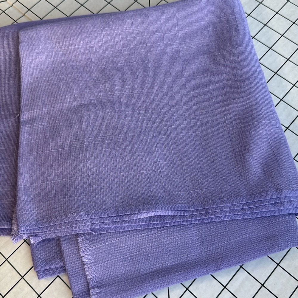 Vintage Lilac Woven Cotton Blend Fabric – 2 ⅓ Yards x 44” Wide